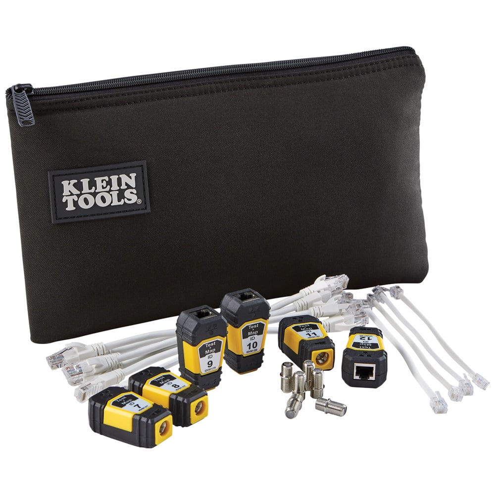 VDV770-851 Test-n-Map Single-Step Remote Expansion Kit, For Use With Scout Pro 3 Tester, RJ11/RJ12/RJ45 Coaxial F-Connector, Polycarb/Rubber/Steel