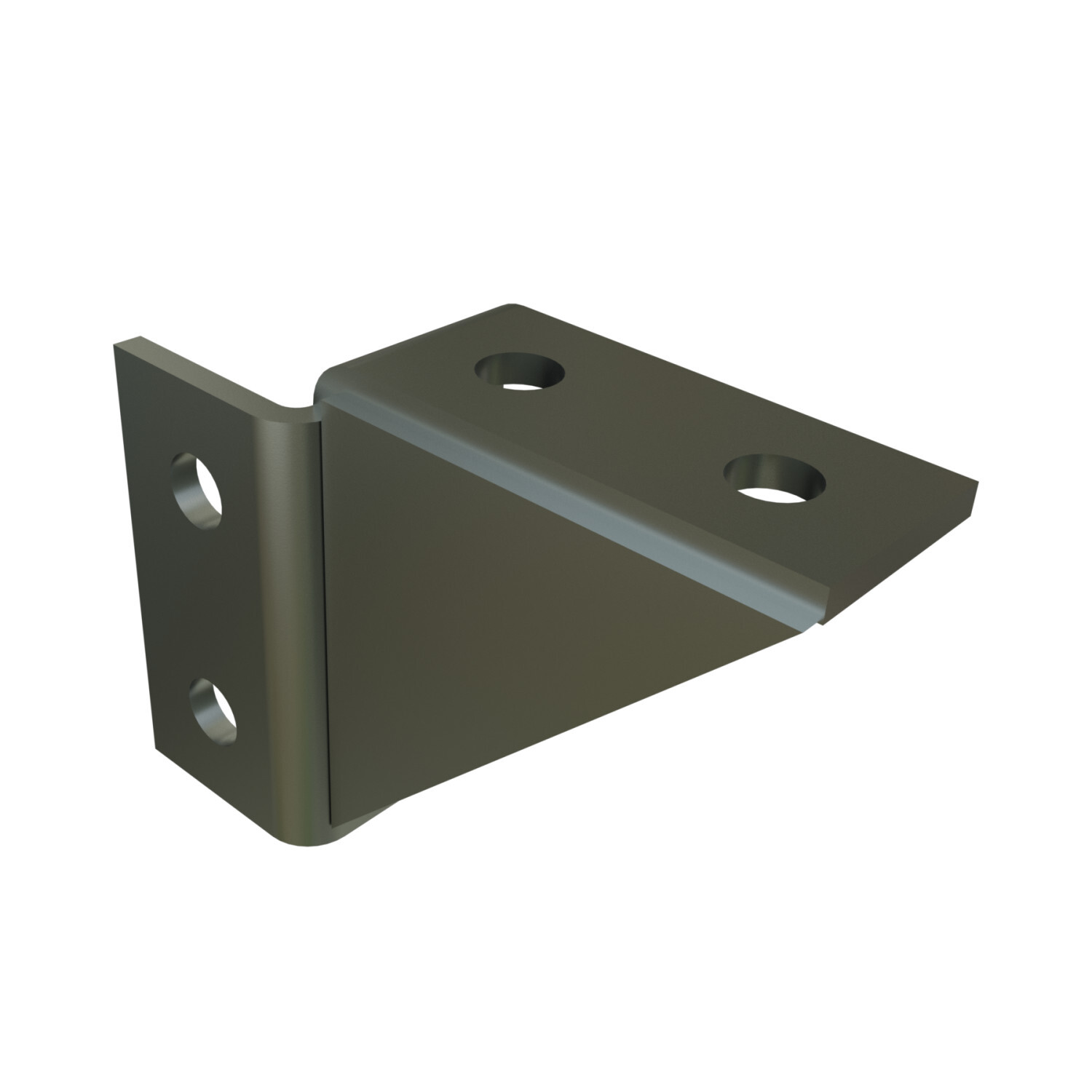 P2344R-EG Right Hand Wing Shape Fitting, 1-5/8 in W, For Use With 1-5/8 in W Series Channel