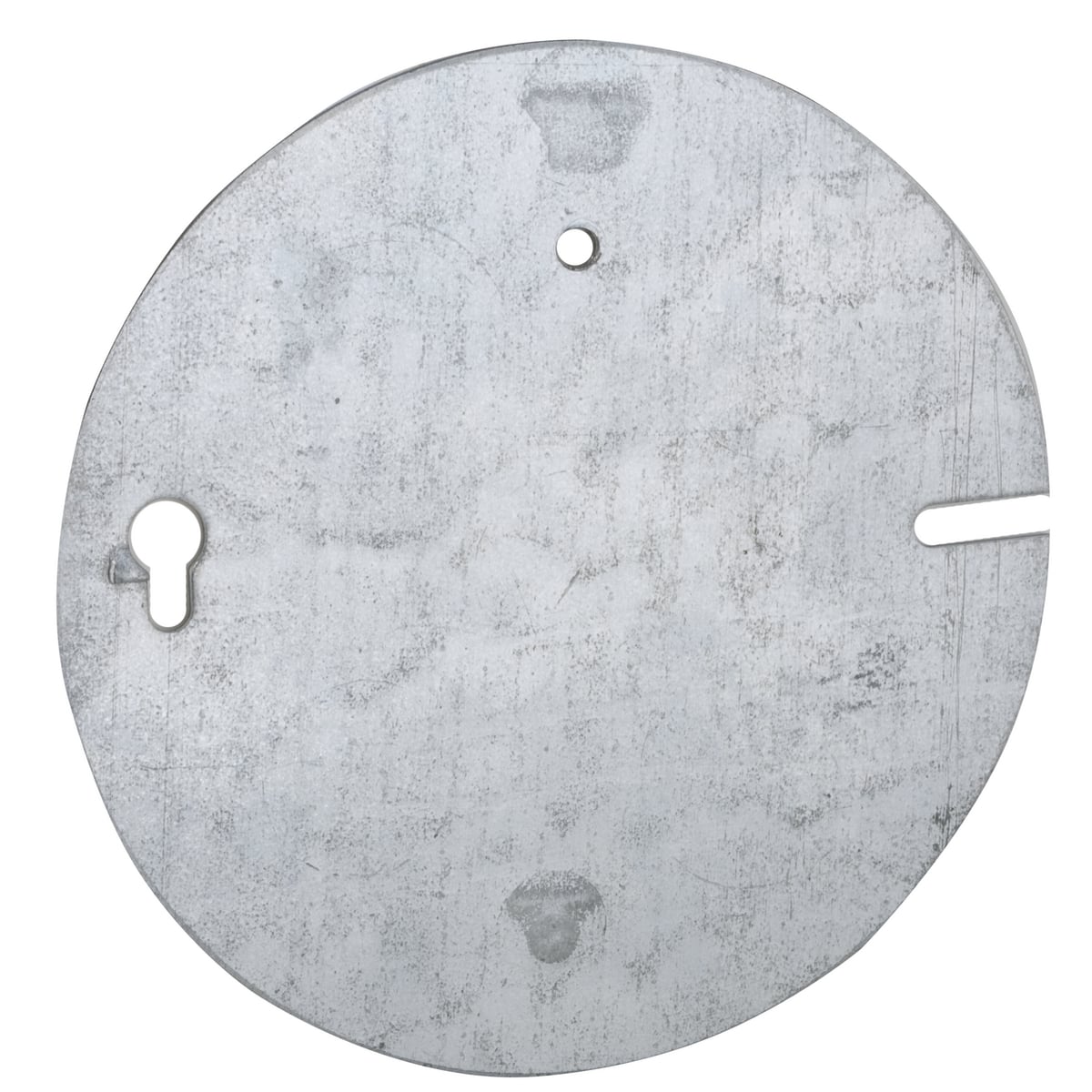 892 Flat Concrete Ring Cover, 4-1/2 in Dia, 4-1/2 in L x 4-1/2 in W x 0.06 in D, Steel