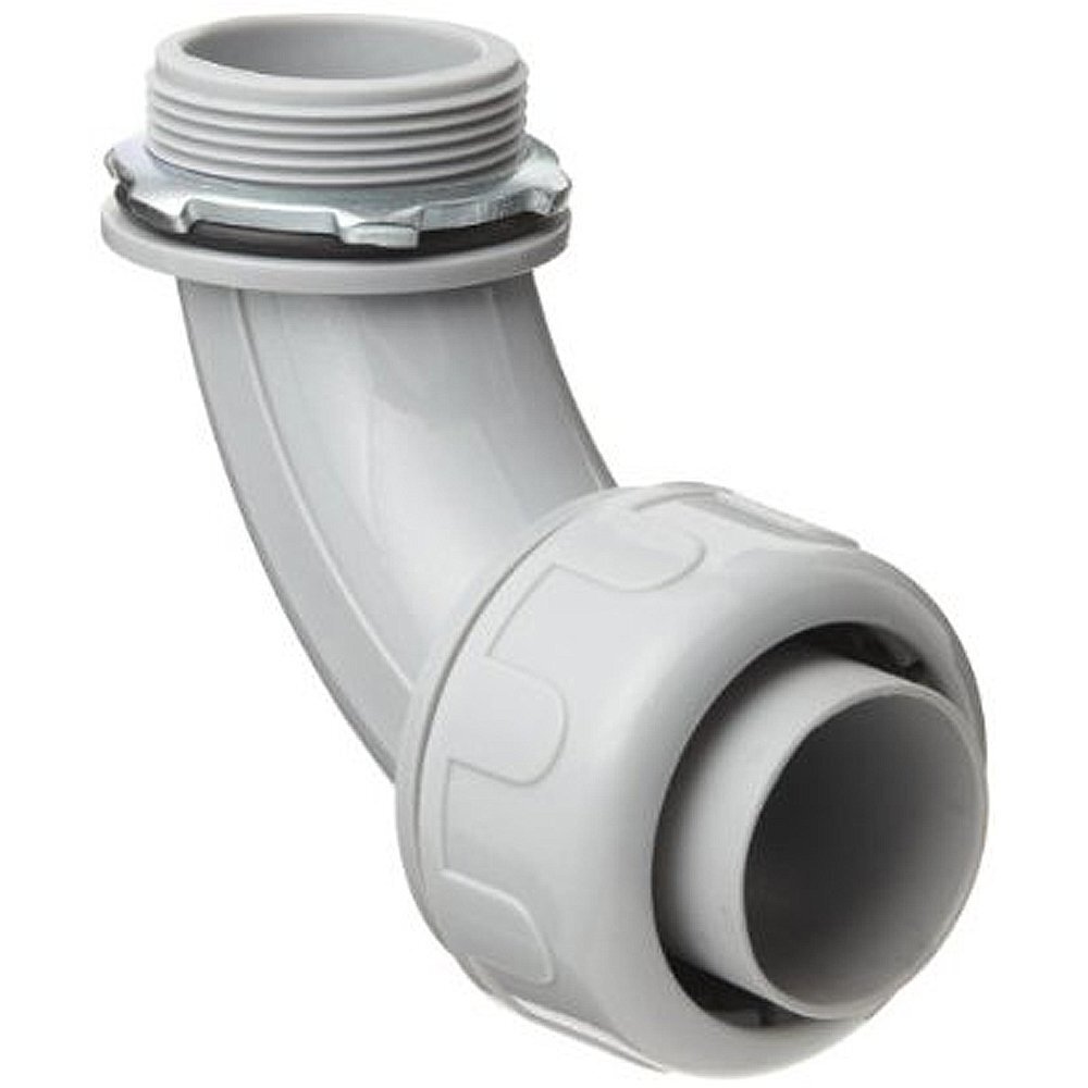 7110 Connector, 1/2 in Trade, 90 deg, Nylon