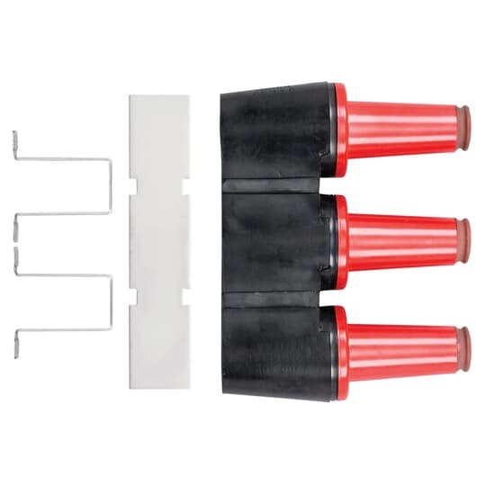 164J3-5 Elastimold 3-Point Junction Loadbreak Junction With U Strap, 15 kV, 200 A, Fastened Mount, EPDM Rubber