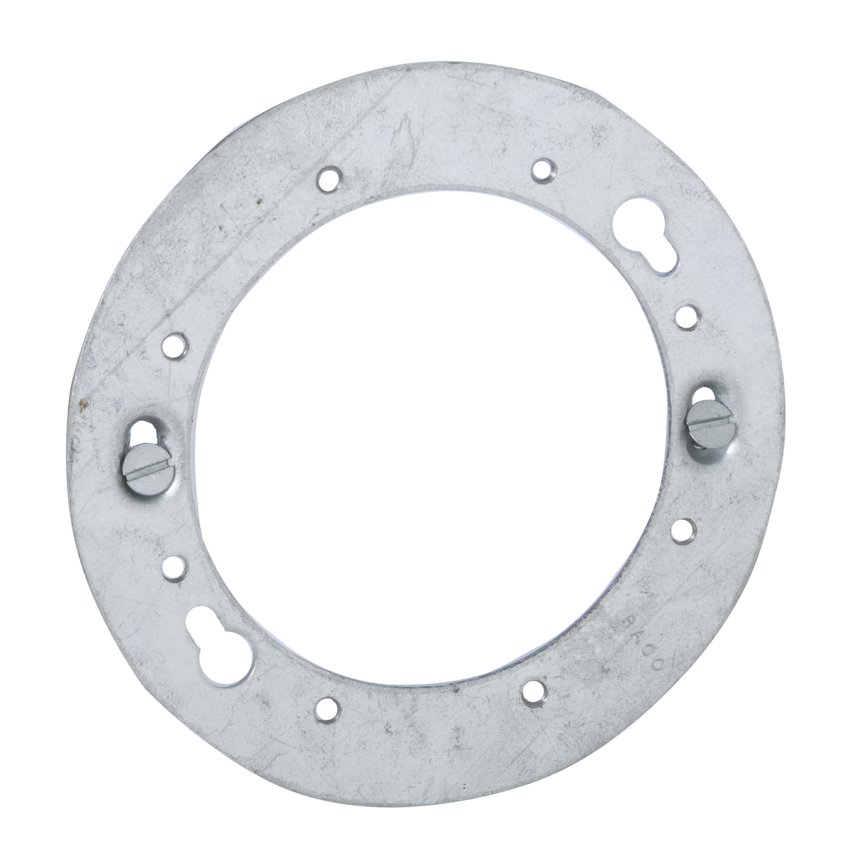 893 Flat Concrete Ring Cover, 4-1/2 in Dia, 4-1/2 in L x 4-1/2 in W x 0.13 in D, Steel
