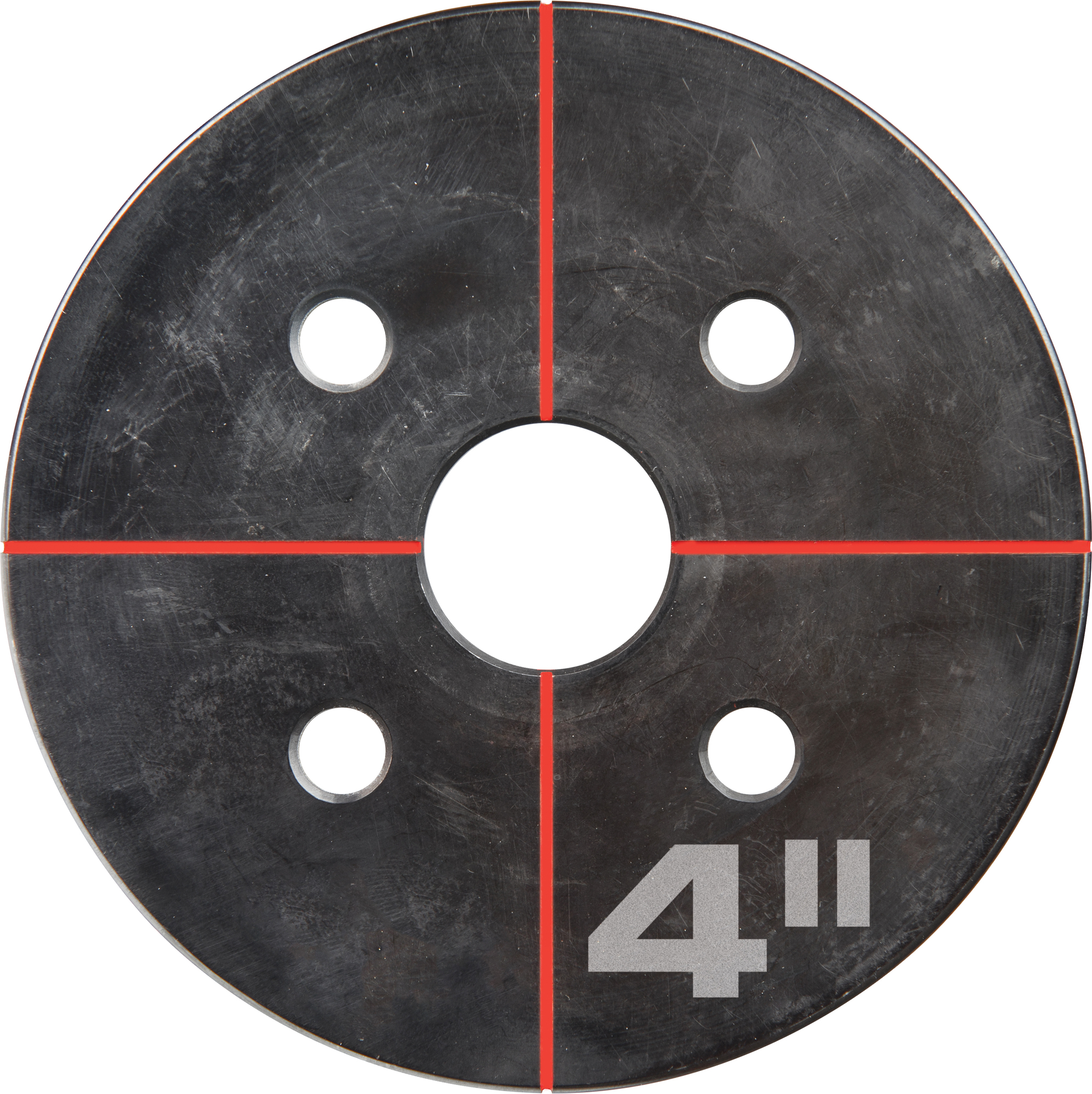 49-16-2678 Exact Knockout Die, 4 in Conduit/Pipe, Steel, 10 ga Mild Steel/12 ga Stainless Steel