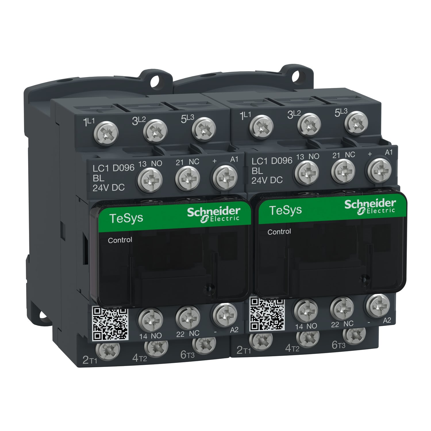 LC2D096BL TeSys D Mechanical Reversing IEC Contactor, 24/690 V AC, 300 V DC V Coil, 9/25 A, 3NO Contact, 3 Poles