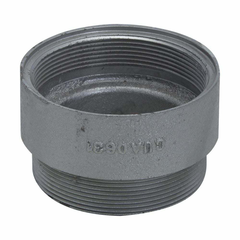GUA0631 Condulet Extension, 3 in, Threaded Thread, Feraloy Iron Alloy, Natural