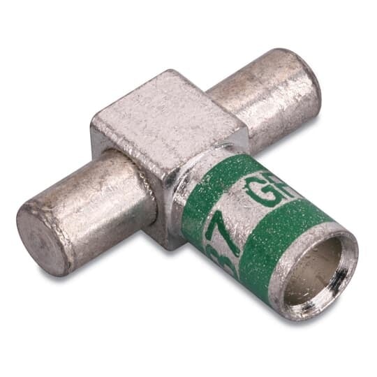 M2D1M-3 Color-Keyed 2-Load Male Motor Lead Pigtail Disconnect, 1 AWG Copper Conductor, Die Code: 37, Copper