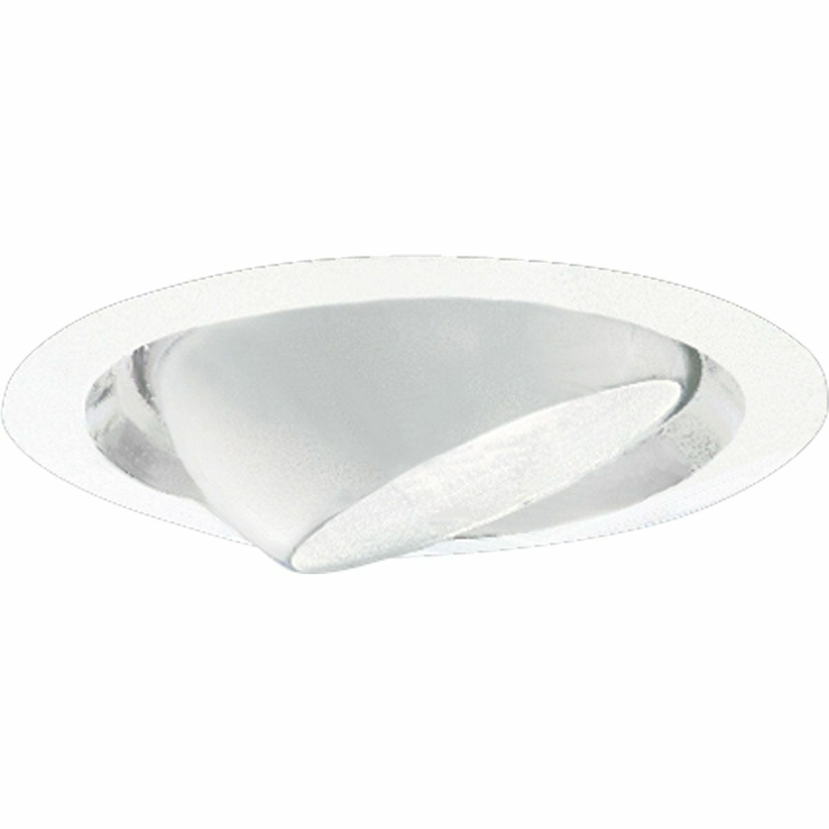 P8076-28 Eyeball Trim, 6 in ID x 7-3/4 in OD, Incandescent Lamp, For Use With Recessed Lighting, Steel