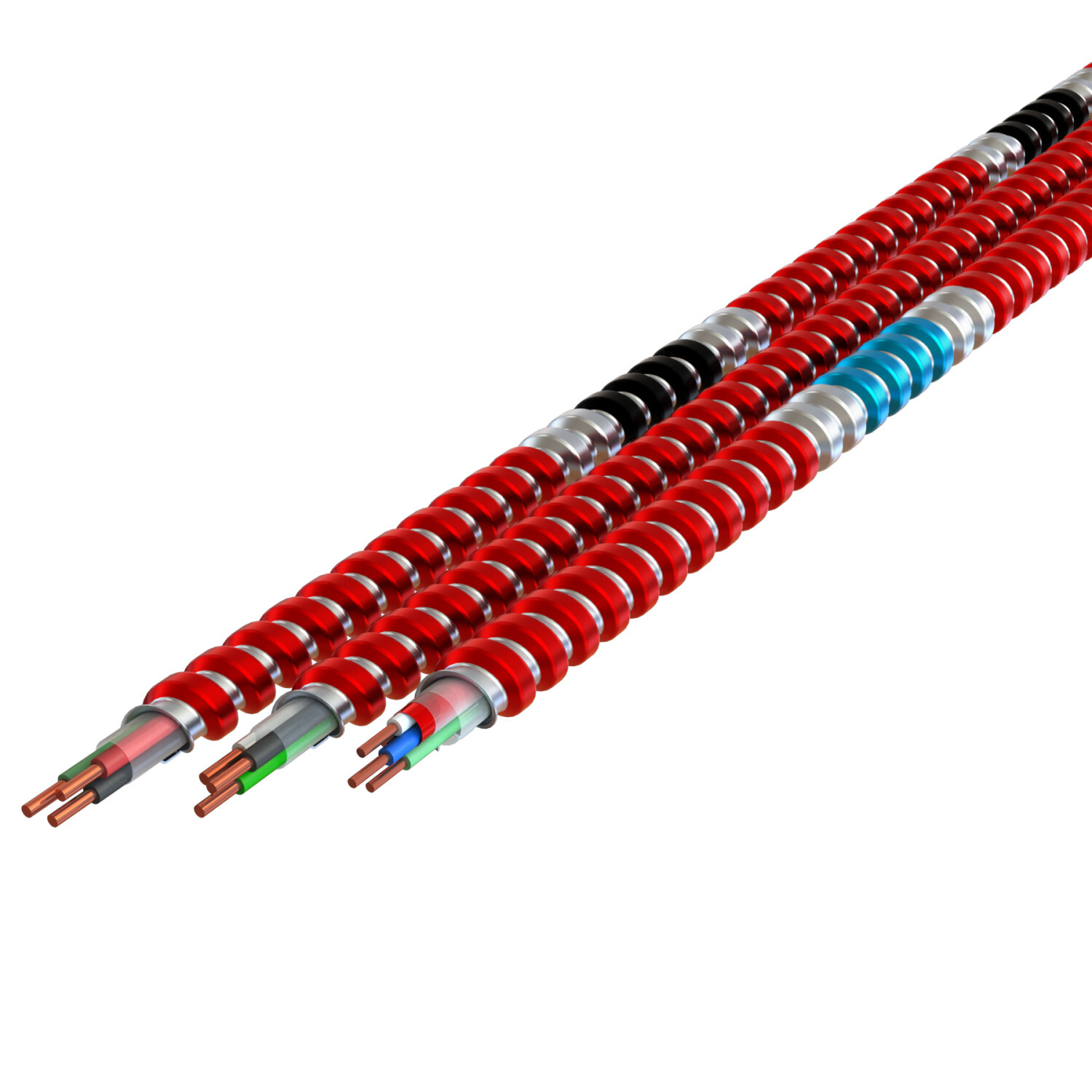 1881R60-00 Fire Alarm Cable, Reel Packaging, 600/300 V, (4) Conductors 14 AWG Conductor Solid Copper Conductor, 1000 ft L