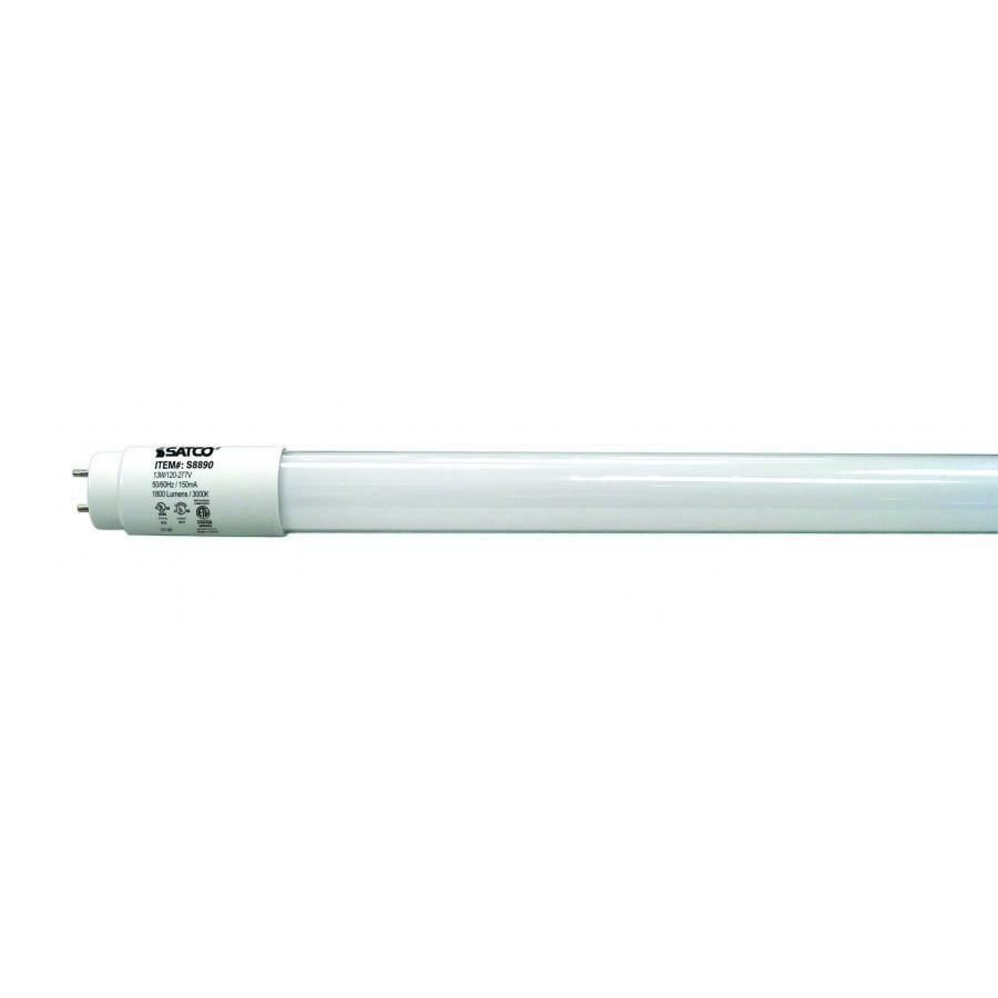 S8890 LED Lamp, 13 W, G13 Lamp, T8 Shape, 1800 Lumens