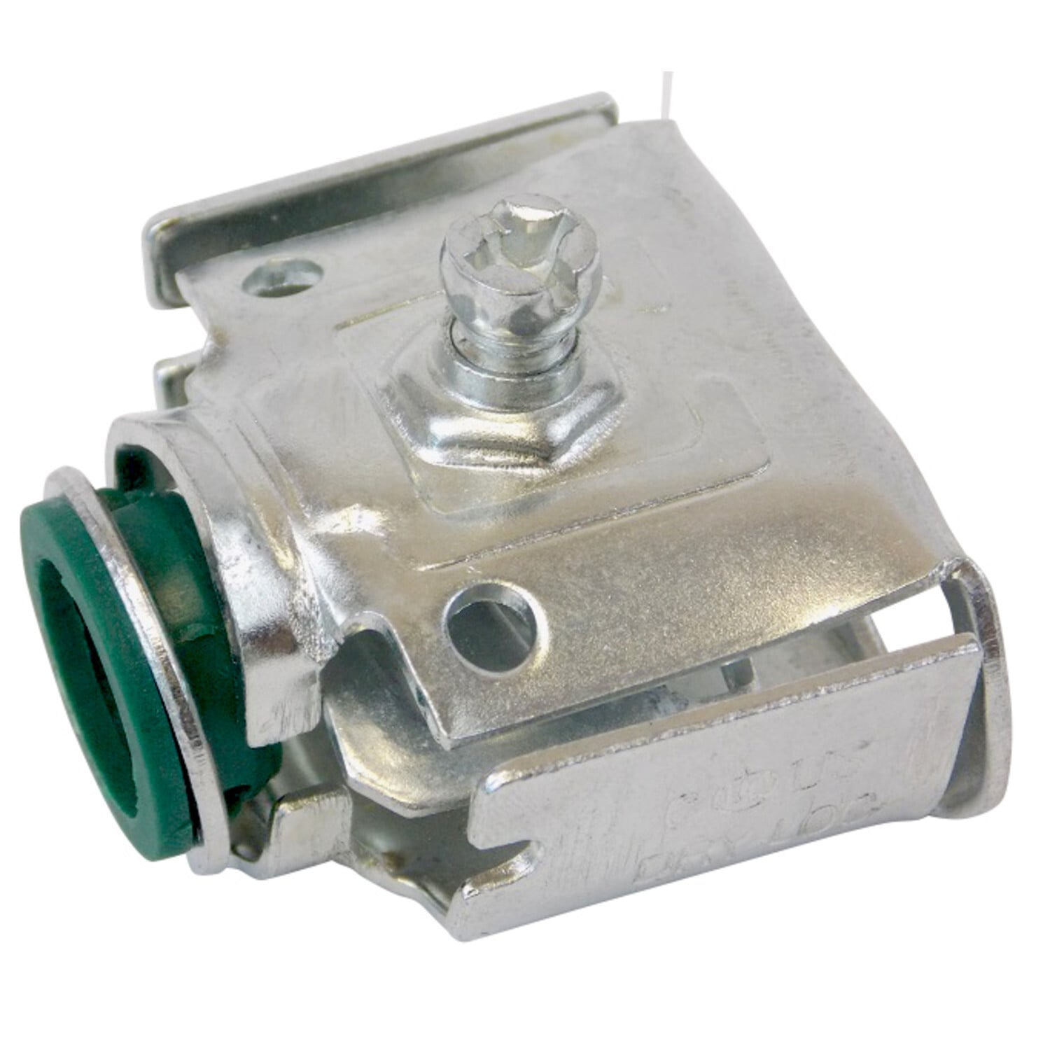 QL-75KON Quicklock Connector With Insulated Throat, 3/4 in Trade, 3/4 in Knockout, 10/4 to 6/3 AWG Cable Openings, Steel, Zinc Plated