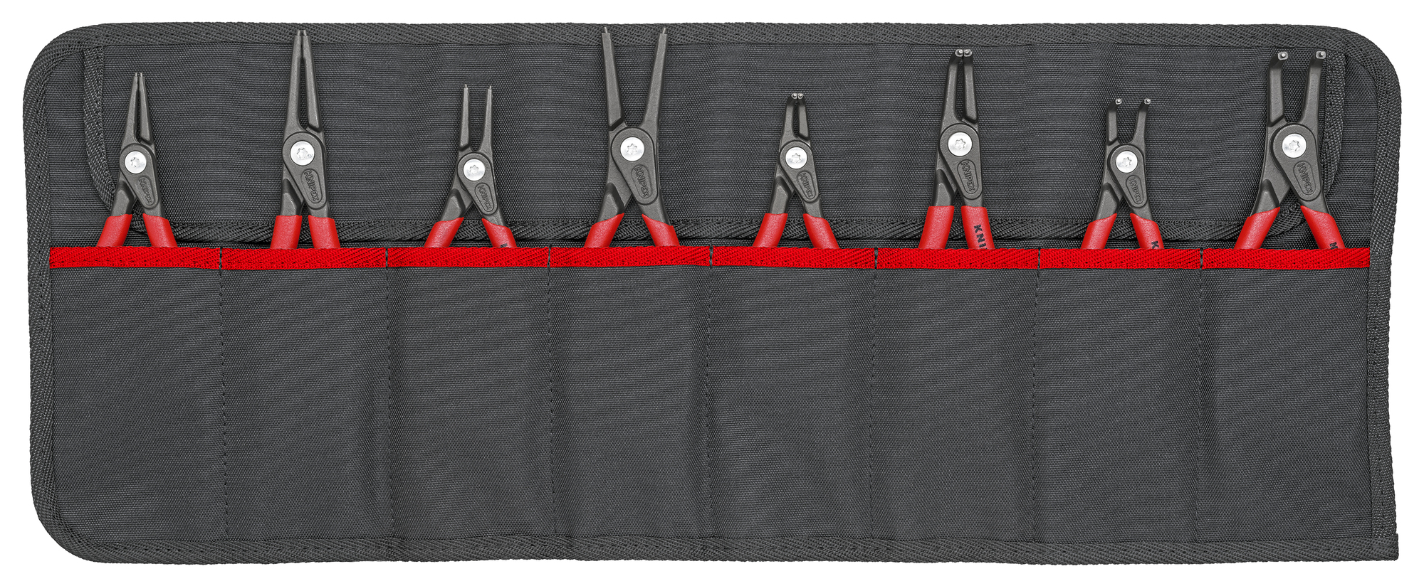 00 19 58 V02 Pliers Set, Circlip, 8 Pieces