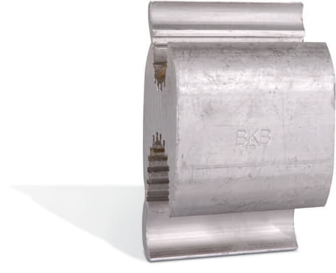 WR715 Blackburn Type H Wide Range Compression Tap Connector, H Shape, 266 to 397 kcmil ACSR, 250 to 400 kcmil Stranded Main/Run, 6 to 2/0 AWG ACSR, 6 to 2/0 AWG Stranded, 6 to 3/0 AWG Solid Tap, Aluminum