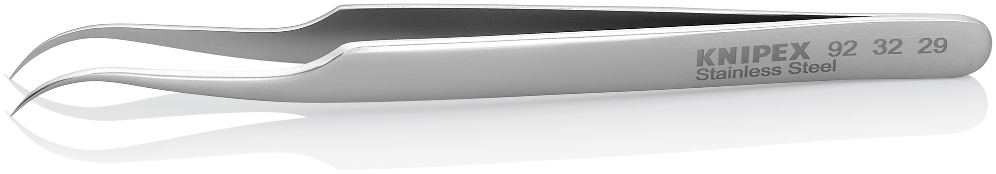 Stainless Steel Gripping Tweezers-Needle Point Tips, 4 3/4 in., 0.25 mm TT, 0.30 mm TW