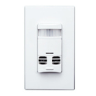 Ultrasonic/Infrared, Multi-Technology Wall Switch Sensor, No Neutral, 2400 sq. ft. Major & 400 sq. ft. Minor Motion Coverage, Gray