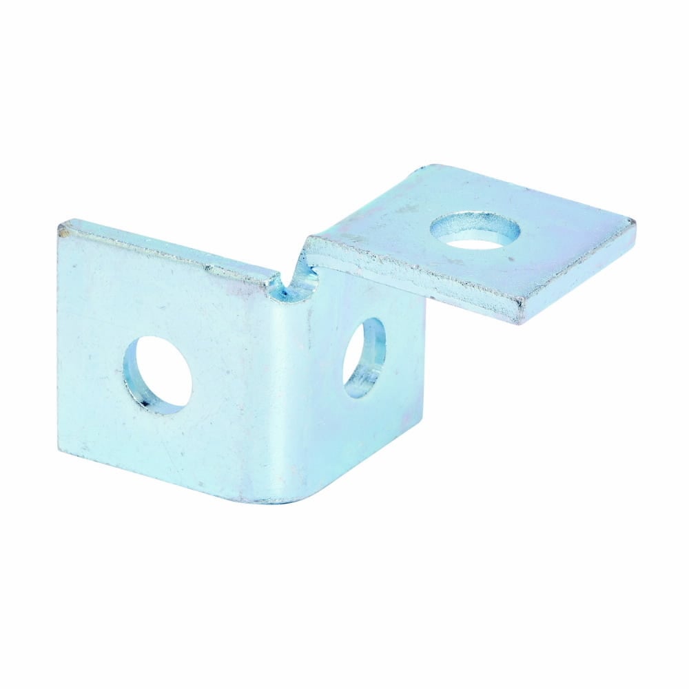 B267RZN Right Hand Single Corner Wing Connection, 3 Holes, 2-1/16 in L x 3-1/2 in W, Steel
