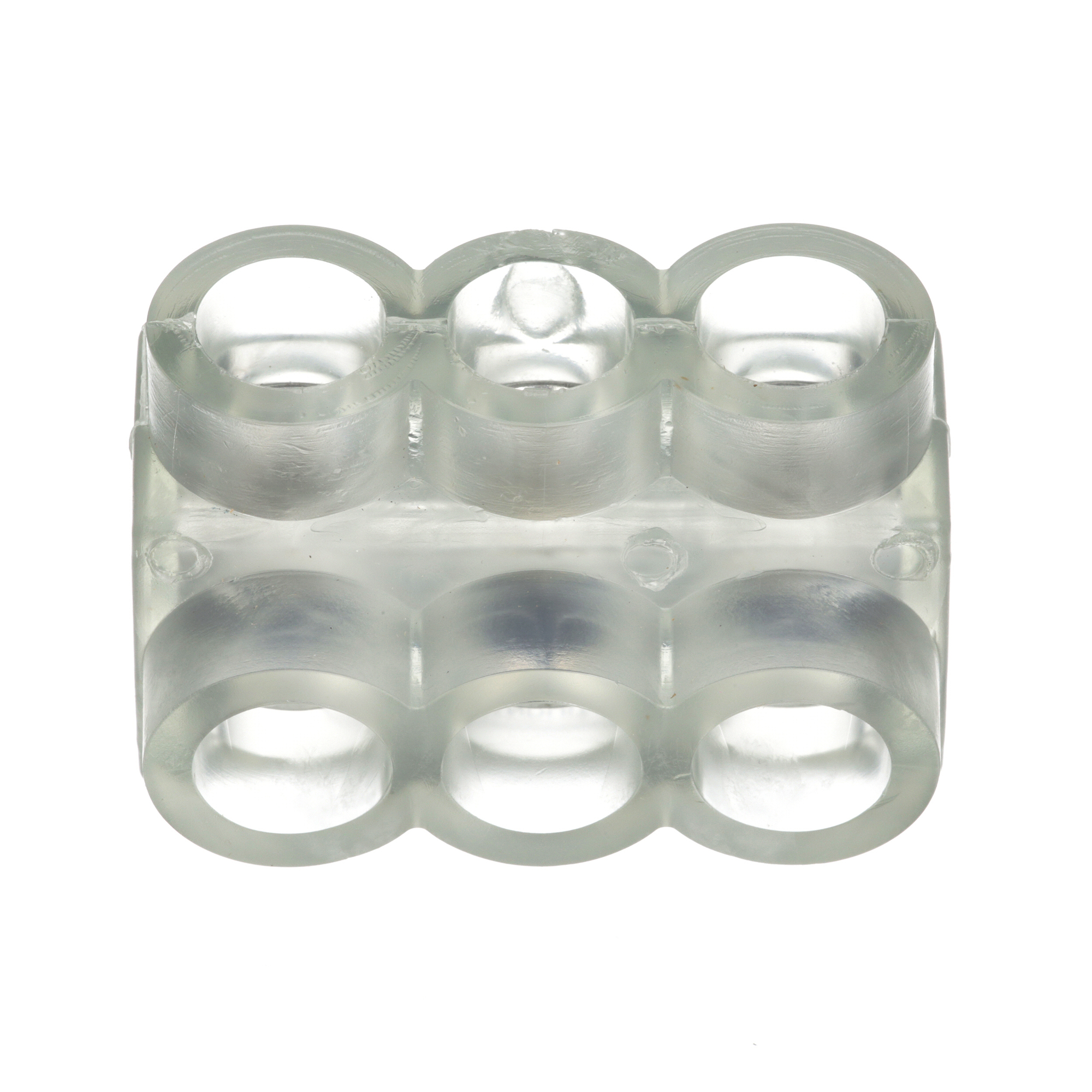 Pan-Lug PCSB2/0-3S-6Y Multi-Tap Mech Con, Single Sided, Tin Plt Al, PK6