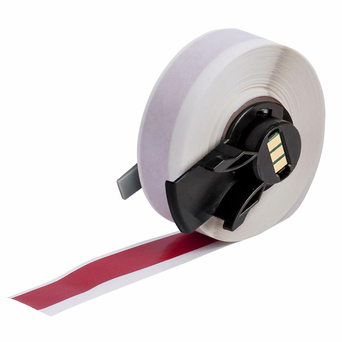 M6C-500-439-RD Multi-Purpose Label Tape, 50 ft L x 0.5 in W, Vinyl