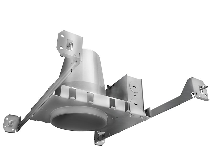 NDCANIC4R HALITE Lighting Housing, LED Lamp, Insulated Insulation, 120 to 277 V AC, 4 in Ceiling Opening, Die Cast Aluminum Housing