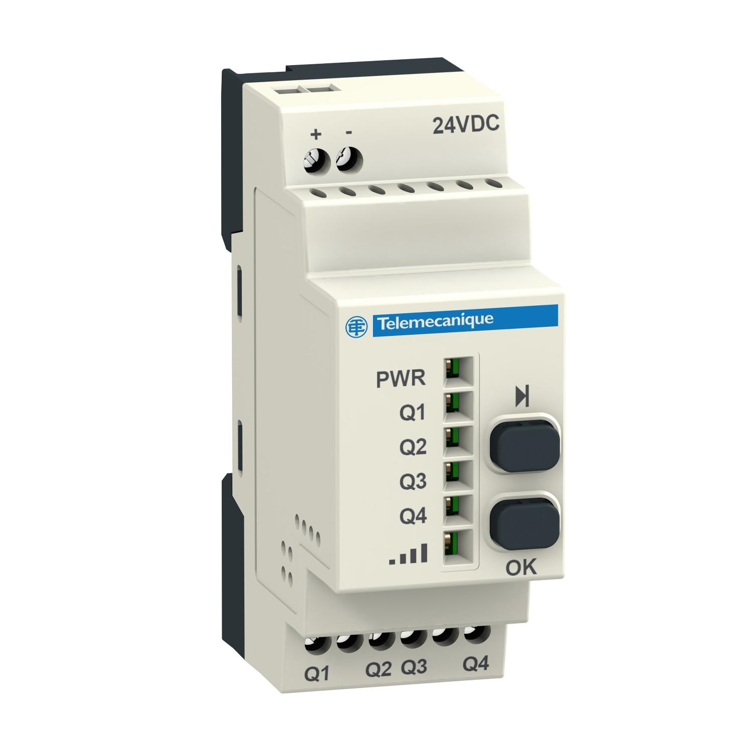 XZBWR2STT24 Programmable Receiver, For Use With Radio transmitter XZBWE, 24 V DC, 200 mA, Plastic