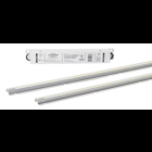 Linear LED Retrofit Kit. 5000 Lumen, 3500K, 80 CRI. Includes (1) 0-10V Dimming driver, (2) 22" Alumagroove LED modules, and assored mounting hardware.  Individually Packaged
