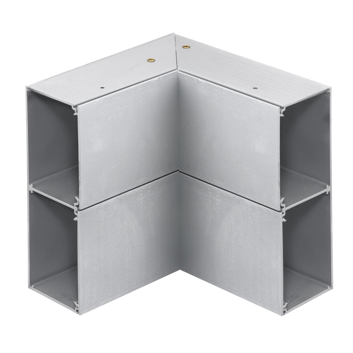 HBLALU5017 Standard Internal Elbow, 90 deg Bend, 1-1/2 in Bend Radius, 7.6 sq-in, Aluminum