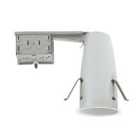 19001AR-LED-ID Quick-Connect Remodel Recessed Housing, LED Lamp, IC Insulation, 120 V AC, 4-1/4 in Ceiling Opening, Aluminum Housing