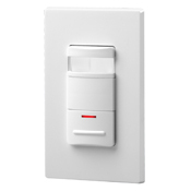 OSS10-INW 1-Pole Vacancy Sensor With LED Nightlight, 120/230/277 VAC, PIR Sensor, 1200 sq-ft Coverage, 180 deg Viewing
