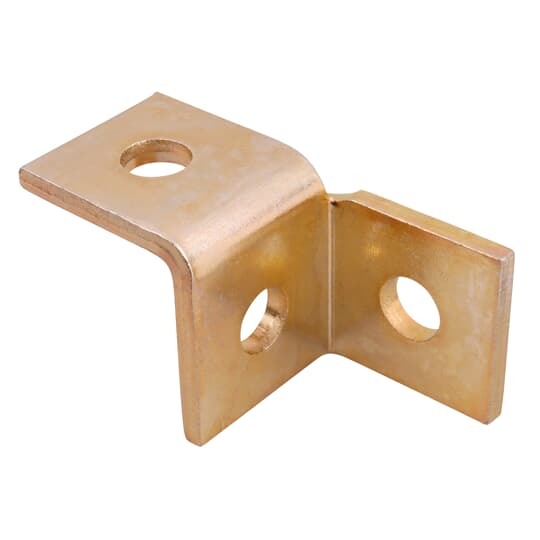 AW205-L Superstrut 200 Left Wing Shaped Fitting, (3) Holes, 1-7/8 in L x 1-5/8 in W, Steel