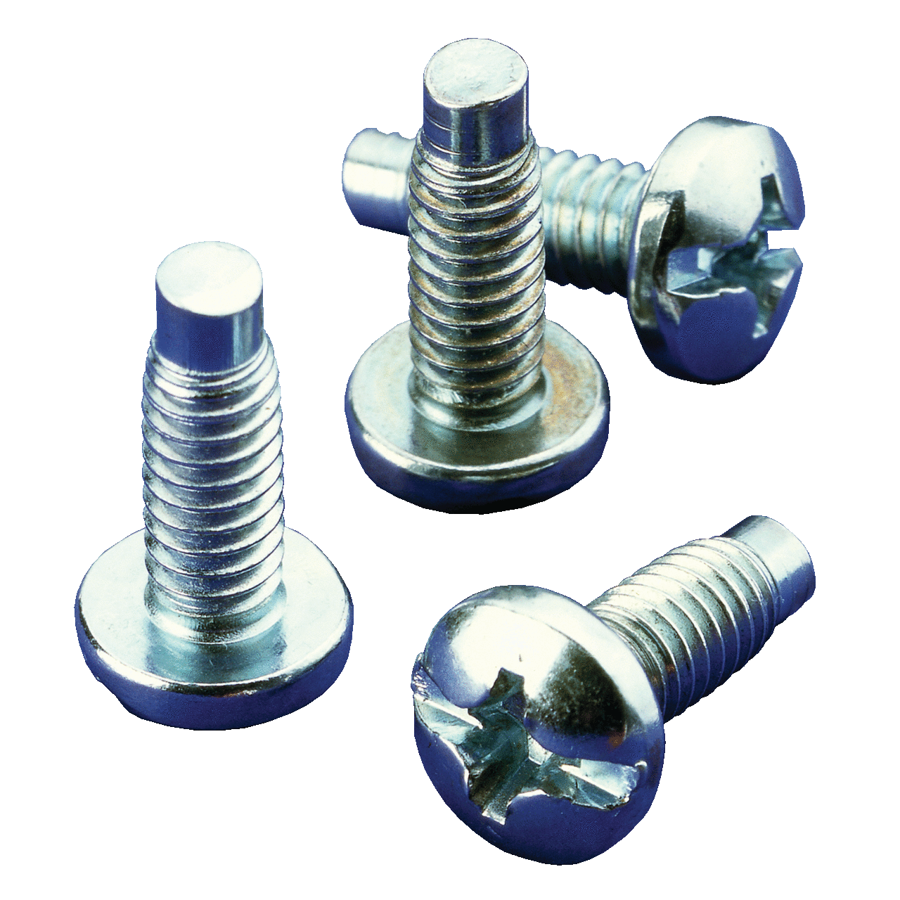 AS1032250 A80/DACCY/X20 Screw Package, For Use With Rack Mount Angle, #10-32 x 5/8 in Combo Head, Steel, Silver