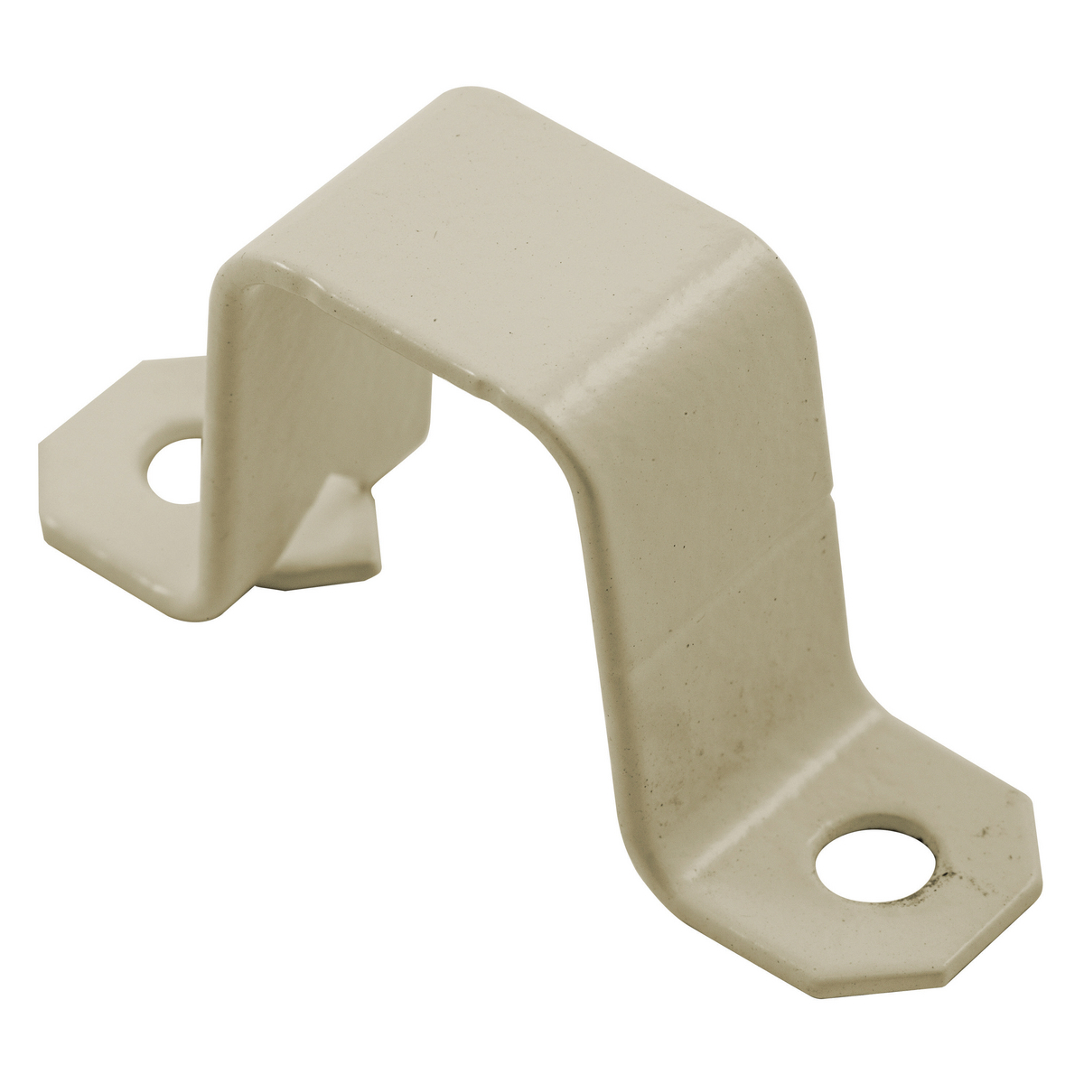 HBL7004IV Folded Rolled Standard Mounting Strap, For Use With HBL500, HBL700 and HBL750 Series Metal Raceway, 2 Holes, Rolled Steel
