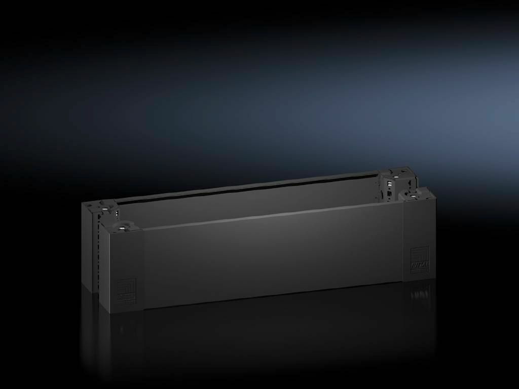 2820062 Base/Plinth Corner Piece, Carbon Steel, RAL 7035