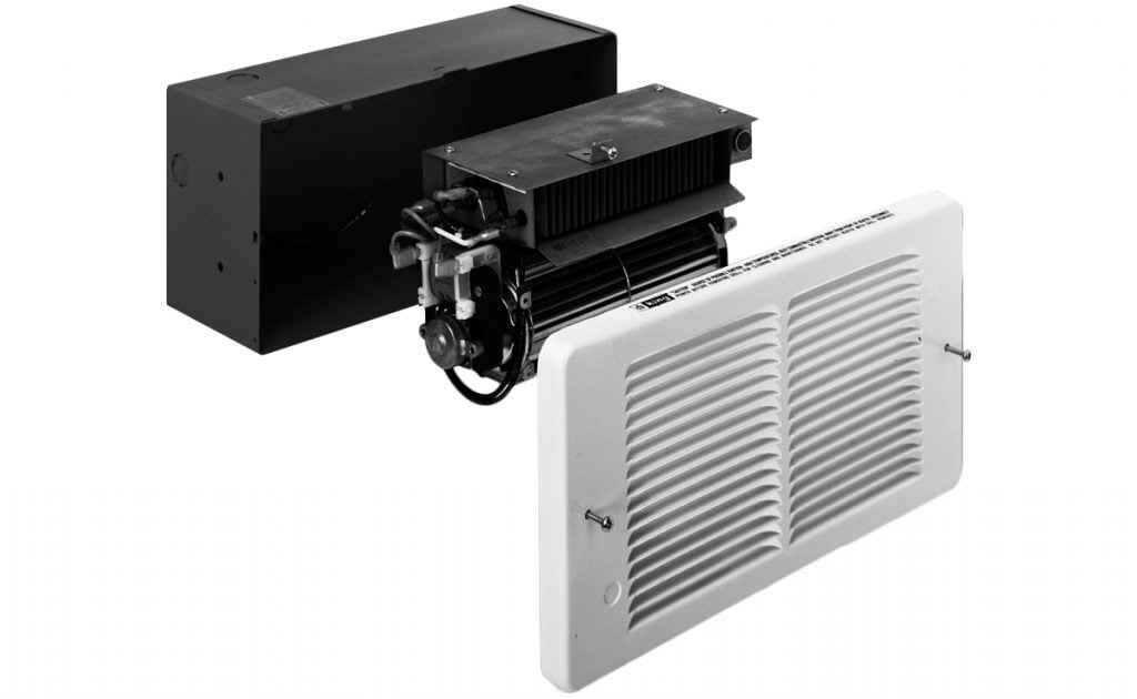 Heater Interior, Multi-Wattage 208/240V, w/Grill, White