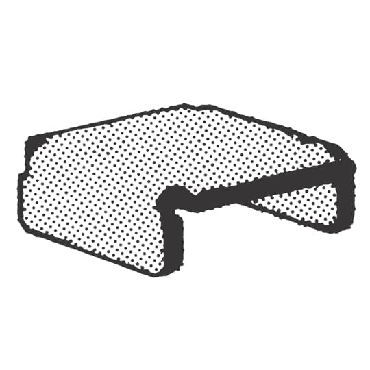 A804-HDG Superstrut 800 End Cap, For Use With A-1200 and A-1400 Series Channels, Steel, Hot Dipped Galvanized