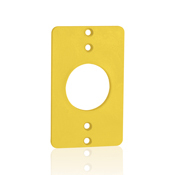 3052-Y Standard Size Cover Plate, 1.39 in Dia, 3.65 in L x 2-1/4 in W, Polycarbonate