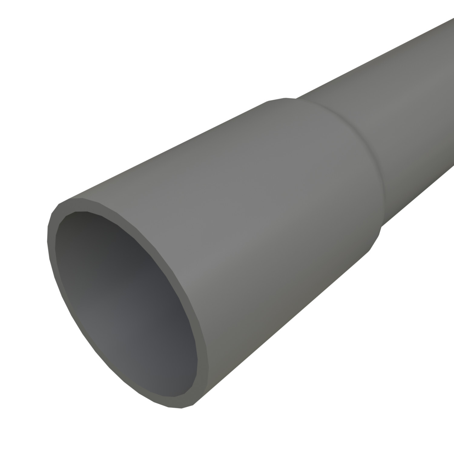 2020 Type EB-20 Straight Utility Duct, 5 in Trade, 5.563 in OD, 20 ft L, PVC