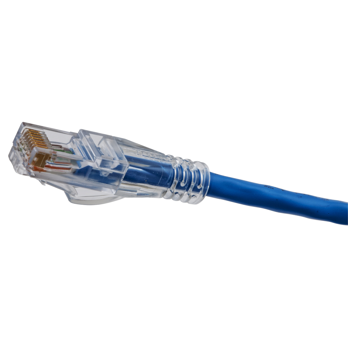 HC5EB01 SPEEDGAIN Slim Standard Unshielded Twisted Pair Patch Cord, Cat 5e, 24 AWG Copper/Stranded Conductor, RJ45 Connector, 1 ft L Cord, Blue