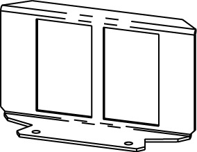  RFB6 Series Internal Communication Bracket; (2) CM Series Open System Adapter