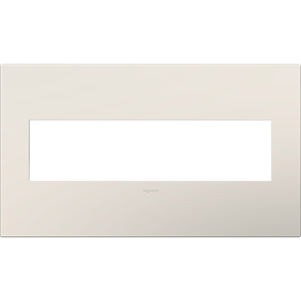 AWP4GLA4 Adorne Designer Wall Plate, 4 Gangs, 8.88 in W x 5.13 in H, Plastic