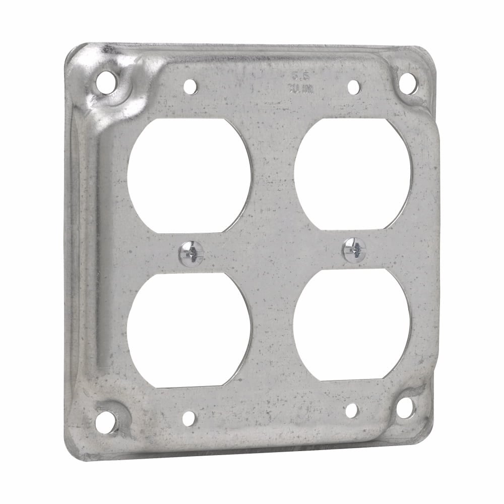 TP510 Thepitt Cover, 4 in L x 4 in W, Raised Surface Cover, Steel