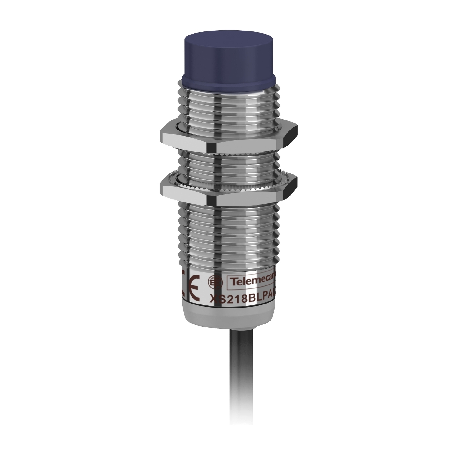 XS218BLNAL2 OsiSense XS2 Series Cylindrical Fixed Form Proximity Sensor, Inductive, NPN/Discrete Output, 1NO Contact, 12 to 24 V DC