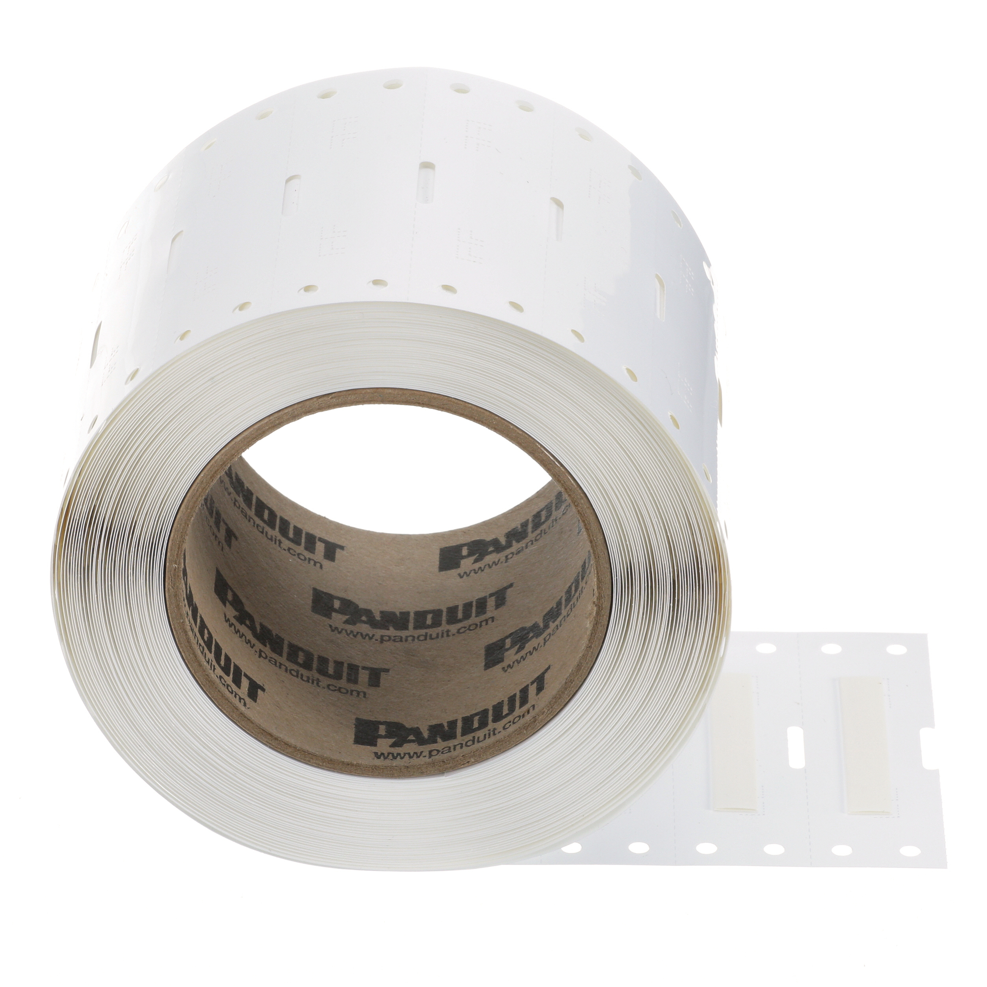 H200X084H1T Pan-Code 1-Sided Military Grade Thermal Transfer Heat Shrink Label, 8 to 1 AWG Wire, White Marker, Polyolefin