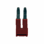 Eaton XB IEC, Plug-in bridge, For cross connections in the bridge shaft, Red, 10, 2, XBUT25, XBUT25PE, XBUT25D12, XBUT25D22, XBUT25D12PE, XBUT25D22PE, XBPT25