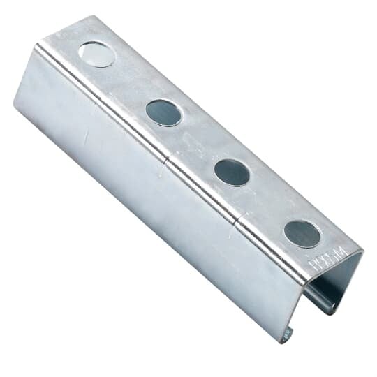 B-948 Kindorf 900 Channel Joiner, 4 Holes, 6 in L x 3/4 in W x 12 ga THK, Steel