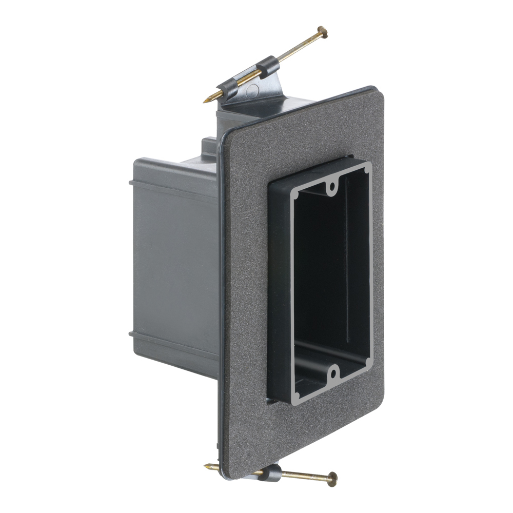 FN101F One-Box Non-Conductive Versatile Vapor Box, Plastic, 22 cu-in Capacity, 1 Gangs, 7.664 in H x 4.5 in W x 2.982 in D