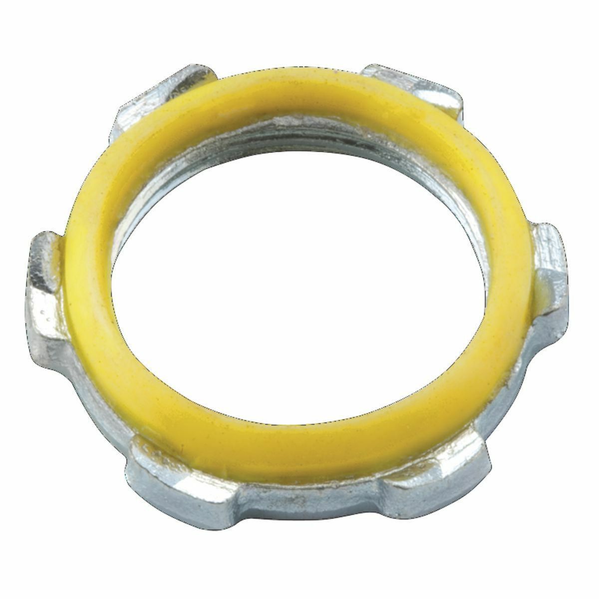 1203 Liquid Tight Sealing Locknut, 3/4 in, For Use With IMC/Rigid Conduit, Steel, Electro-Plated Zinc