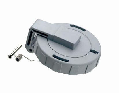 CA343 Watertight Closure Cover, Valox 357, Gray