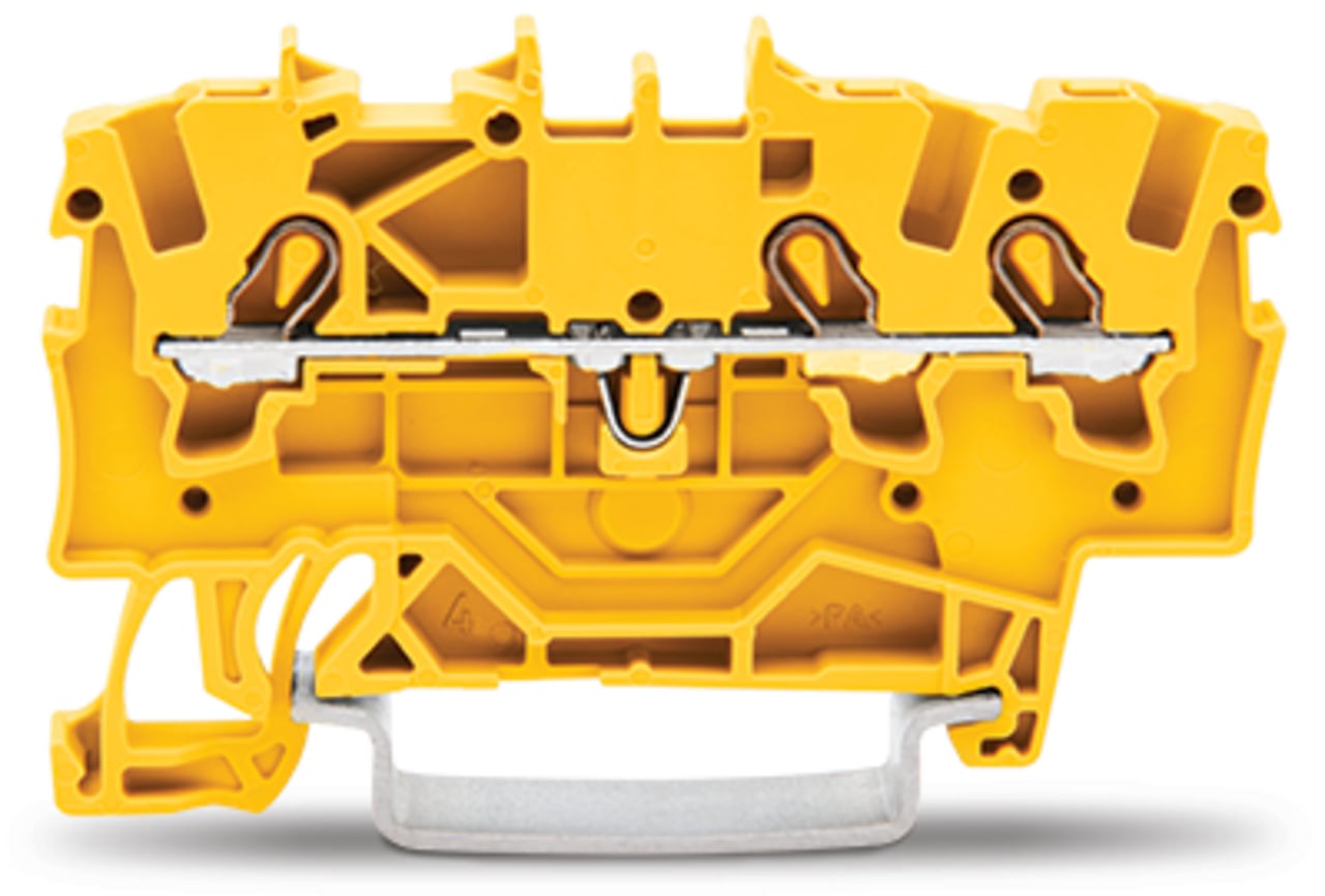 2001-1306 Operating Tool Conductor Terminal Block, 800 V, 18 A, 22 to 14 AWG Wire, 1 Poles, DIN Rail Mount