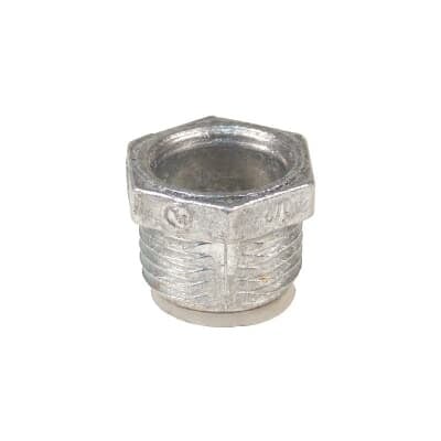 HA-805 Steel City Conduit Nipple With Insulated Throat, 1-1/2 in, For Use With Rigid/IMC Conduits, Die Cast Zinc