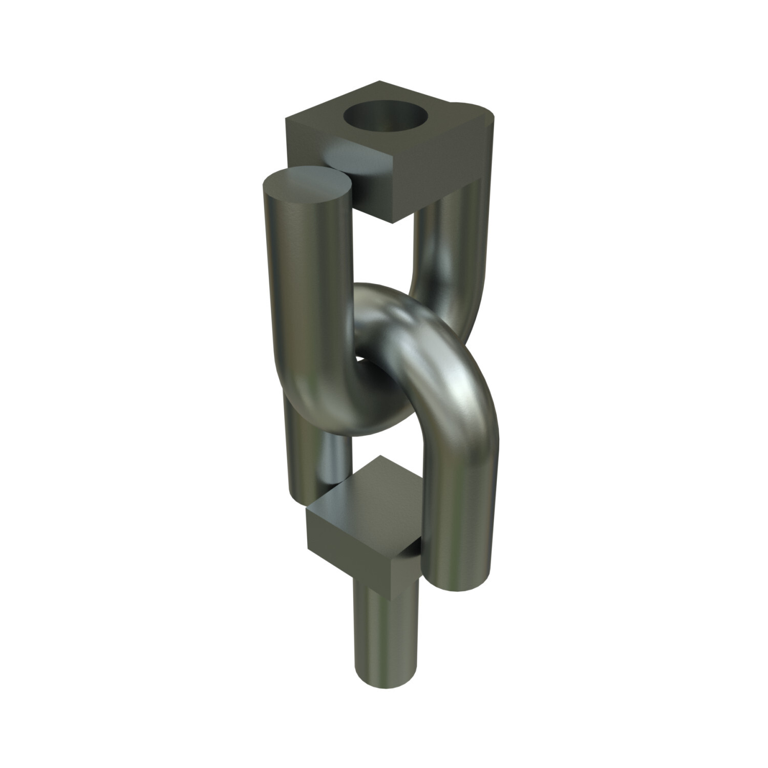 M2137-EG Swivel Hanger, 600 lb, 3/8-16 Rod, HRPO Steel, Electro-Galvanized, Domestic