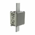 Eaton Bussmann series low voltage NH Fuse, Live gripping lug, 690V, 250A, 120 kAIC, Combination fuse status indicator, fuse, Blade end connection, Class C gL/gG, Square-body with knife blade contact, Ceramic body